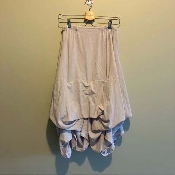 Oh My Gauze! 100% Cotton Light Grey Skirt Size Small/Medium - Picture 5 of 6